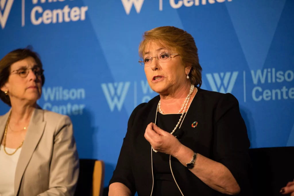 Chilean President Michelle Bachelet | photographed by 8 Media Group