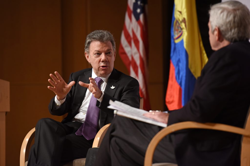 Colombian President Juan Manuel Santos | photographed by 8 Media Group
