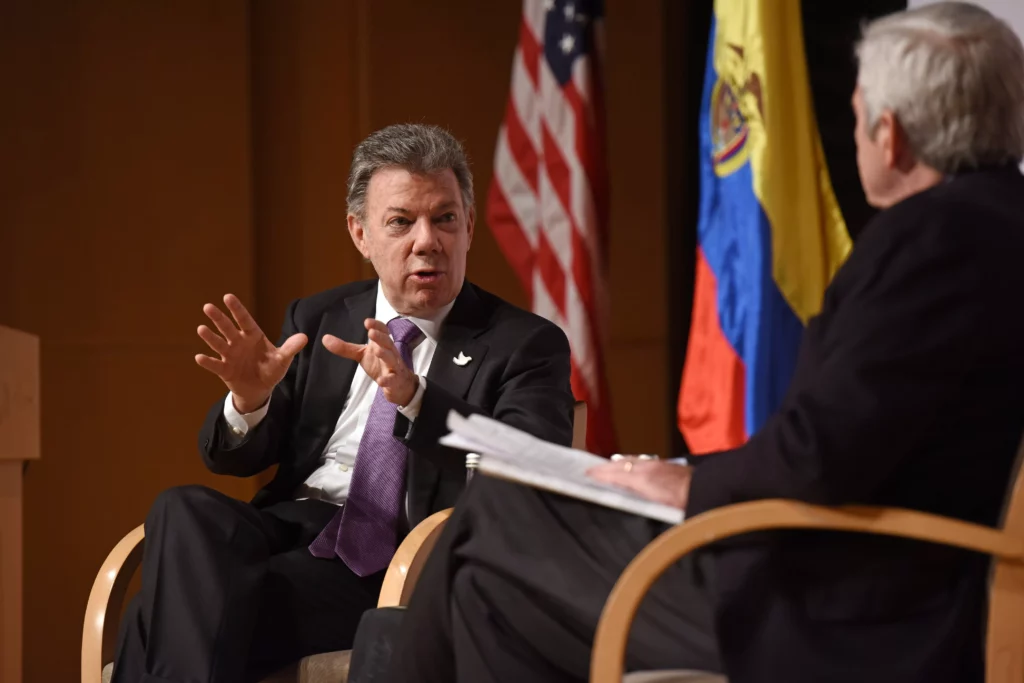 Colombian President Juan Manuel Santos | photographed by 8 Media Group
