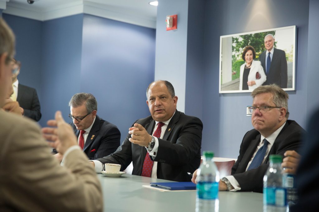 Costa Rican President Luis Guillermo Solis | photographed by 8 Media Group