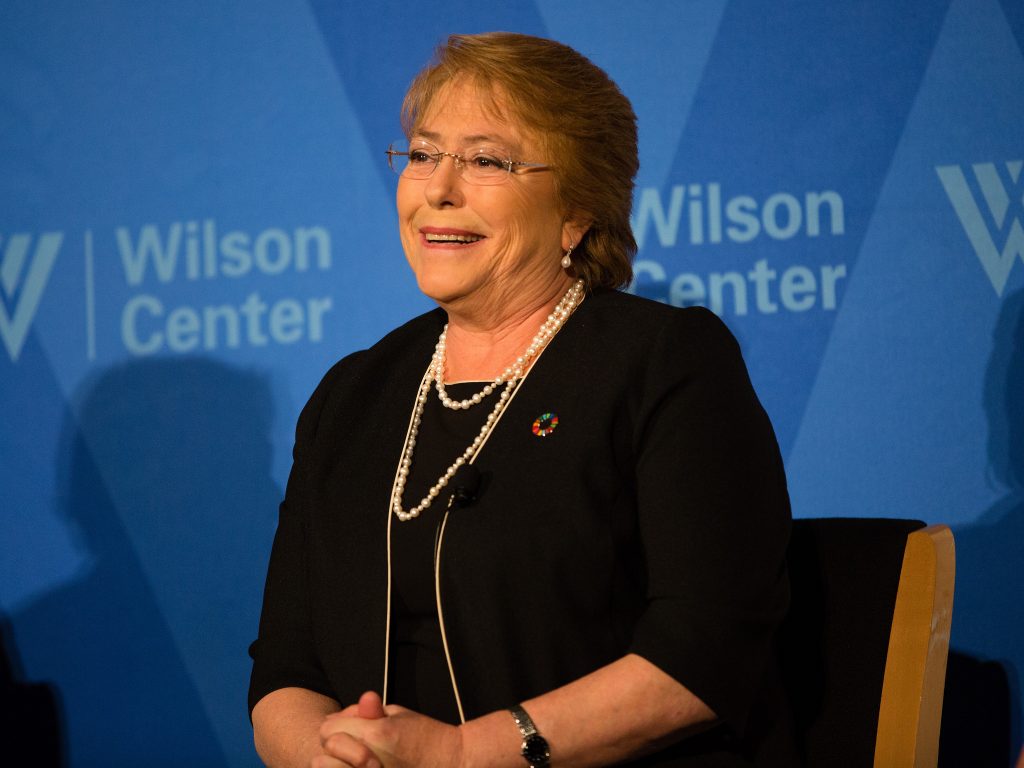 Michelle Bachelet, former President of Chile | photographed by 8 Media Group