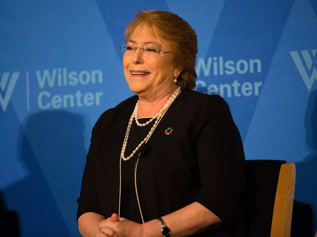 Michelle Bachelet, former President of Chile | photographed by 8 Media Group