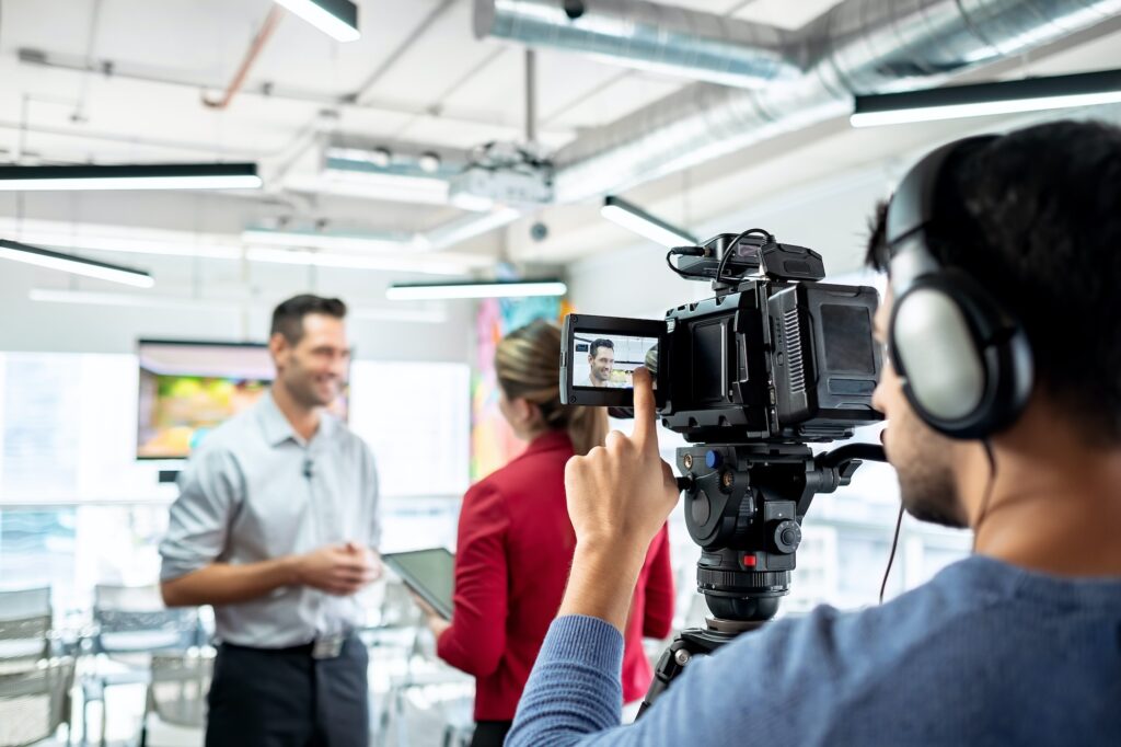 MedDra annual gathering brand video interview setup